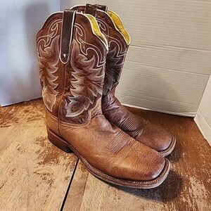 Tony Lama Men's San Saba Stockman Ostrich Boot # 04177 Size 11 EE